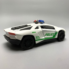 Mô Hình xe police Lamborghini Huracan Trắng tỉ lệ 1:43 Hợp kim có thể mở cửa - bánh sau chạy cót - Dài 10cm - cao 3cm - nặng 200gram - Figure Oto - FULL BOX : box màu - SKU : oto9 số13