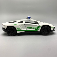 Mô Hình xe police Lamborghini Huracan Trắng tỉ lệ 1:43 Hợp kim có thể mở cửa - bánh sau chạy cót - Dài 10cm - cao 3cm - nặng 200gram - Figure Oto - FULL BOX : box màu - SKU : oto9 số13