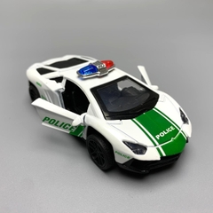 Mô Hình xe police Lamborghini Huracan Trắng tỉ lệ 1:43 Hợp kim có thể mở cửa - bánh sau chạy cót - Dài 10cm - cao 3cm - nặng 200gram - Figure Oto - FULL BOX : box màu - SKU : oto9 số13