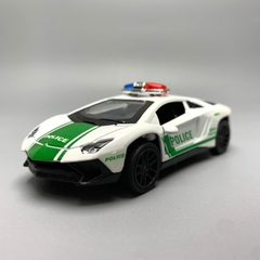 Mô Hình xe police Lamborghini Huracan Trắng tỉ lệ 1:43 Hợp kim có thể mở cửa - bánh sau chạy cót - Dài 10cm - cao 3cm - nặng 200gram - Figure Oto - FULL BOX : box màu - SKU : oto9 số13