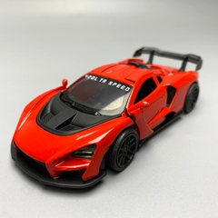 Mô Hình xe Maclaren Đỏ tỉ lệ 1:43 Hợp kim có thể mở cửa - bánh sau chạy cót - Dài 10cm - cao 3cm - nặng 200gram - Figure Oto - FULL BOX