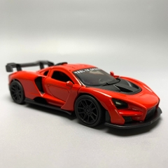 Mô Hình xe Maclaren Đỏ tỉ lệ 1:43 Hợp kim có thể mở cửa - bánh sau chạy cót - Dài 10cm - cao 3cm - nặng 200gram - Figure Oto - FULL BOX