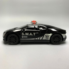 Mô Hình xe police  Bugatti Chiron tỉ lệ 1:43 Hợp kim có thể mở cửa - bánh sau chạy cót - Dài 10cm - cao 3cm - nặng 200gram - Figure Oto - FULL BOX : box màu - SKU : oto7 số 10