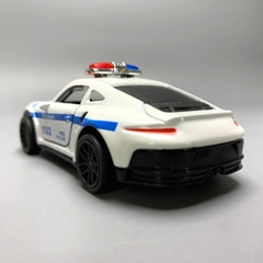 Mô Hình xe police Porsche 911 trắng tỉ lệ 1:43 Hợp kim có thể mở cửa - bánh sau chạy cót - Dài 10cm - cao 3cm - nặng 200gram - Figure Oto - FULL BOX : box màu - SKU : oto6 số25