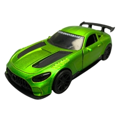 Mô Hình xe Mercedes AMG GTR Màu Xanh Lá Cây tỉ lệ 1:43 Hợp kim có thể mở cửa - bánh sau chạy cót - Dài 10cm - cao 3cm - nặng 200gram - Figure Oto - FULL BOX : box màu số19