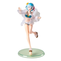 Mô Hình RE:ZERO Rem tóc xanh bikini dáng đứng siêu quyến rũ -  cao 21cm - rộng 11cm - nặng 130Gram - Figure RE:ZERO - Có Hộp màu - N1-K34-T1-S2