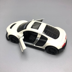 Mô Hình xe AUDI Màu trắng tỉ lệ 1:43 Hợp kim có thể mở cửa - bánh sau chạy cót - Dài 11cm - cao 3cm - nặng 200gram - Figure Oto - FULL BOX : box màu - SKU : oto21 số 7
