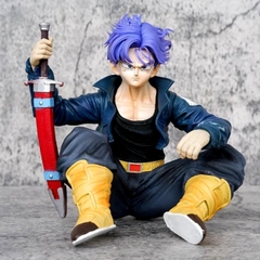 Mô Hình DragonBall Trunks ngồi cầm kiếm - Cao 14cm - rộng 11cm - nặng 480gram - Phụ kiện : 1 Kiếm - Figure DragonBall - Có Hộp màu - N4-K14