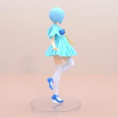 Mô Hình RE:ZERO Rem Cầm quạt váy xanh - Cao 21cm - rộng 12cm - nặng 200Gram - Figure RE:ZERO - Có Hộp màu - N1-K36-T2-S2