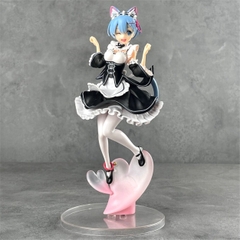 Mô Hình RE:ZERO Rem Cosplay Cô Hầu Gái - Cao 23cm - rộng 13cm - nặng 450Gram - Figure RE:ZERO - Có Hộp màu