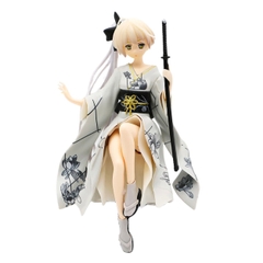 Mô Hình Kasugano Sora váy kimono Trắng - Cao 9cm - nặng 100gram - Phụ kiện : không đế + 1 tay cầm quạt + 1 tay cầm kiếm + Miếng dán - Figure Kasugano Sora - No Box