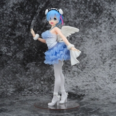 Mô Hình RE:ZERO Rem Thiên thần váy xanh - Cao 23cm - nặng 300Gram - Figure RE:ZERO - box nhựa - Có Hộp màu