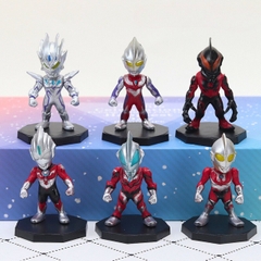 Mô Hình Bộ chibi 6 nhân vật siêu nhân điện quang bản B - Cao 6-7cm - nặng 150gram - Phụ Kiện : Đế Ghép - Figure Siêu Nhân - No box : bọc túi OPP - N3-K53-T4-S3