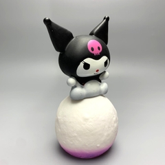 Mô Hình Lambara Kuromi - Cao 13cm - rộng 6cm - nặng 120gram - Có LED ở cầu - Figure Anime - No box : bọc túi OPP