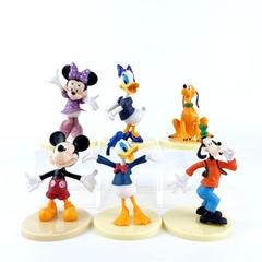 Mô Hình Bộ 6 các nhân vật Chuột Mickey - Cao 6-9cm tùy nhân vật - nặng 140gram - Figure Chuột Mickey - No box : bọc túi OPP