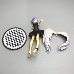 Mô Hình RE:ZERO Rem Thiên thần váy đen - Cao 21cm - ngang 12cm - nặng 200gram  - Figure RE:ZERO - no box - N1-K31-T3-S1