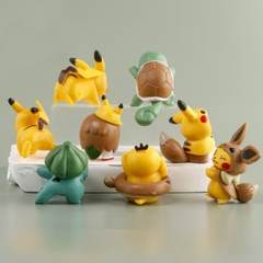 Mô Hình POKEMON 8 nhân vật Pokemon - Cao 4cm - nặng 100gram - Figure POKEMON No box : bọc túi OPP - N3-K47-T3-S2