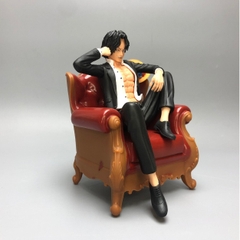 Mô Hình OnePiece Portgas D. ACE Ngồi Ghế - Cao 14cm - ngang 10cm - nặng 360gram , Figure OnePiece - có hộp màu - N4-K14
