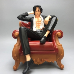 Mô Hình OnePiece Portgas D. ACE Ngồi Ghế - Cao 14cm - ngang 10cm - nặng 360gram , Figure OnePiece - có hộp màu - N4-K14