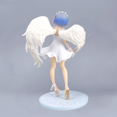 Mô Hình RE:ZERO Rem Thiên thần váy trắng - Cao 21cm - ngang 12cm - nặng 200gram  - Figure RE:ZERO - no box N1-K43-T2-S2
