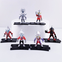 Mô Hình Bộ chibi 6 nhân vật siêu nhân điện quang bản A - Cao 6-7cm - nặng 150gram - Phụ Kiện : Đế Ghép - Figure Siêu Nhân - No box : bọc túi OPP - N3-K39-T2-S1-S2-S3