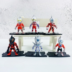 Mô Hình Bộ chibi 6 nhân vật siêu nhân điện quang bản A - Cao 6-7cm - nặng 150gram - Phụ Kiện : Đế Ghép - Figure Siêu Nhân - No box : bọc túi OPP - N3-K39-T2-S1-S2-S3