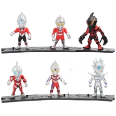 (Giá 1 con - Bộ 6 con - Đặt số lượng 6 ) -Mô Hình Bộ chibi 6 nhân vật siêu nhân điện quang bản A - Cao 6-7cm - nặng 150gram - Phụ Kiện : Đế Ghép - Figure Siêu Nhân - No box : bọc túi OPP -SKU : BO9 ( VAT Y198-6 )