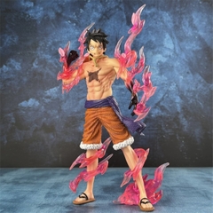 Mô hình OnePiece Luffy Haki hoa anh đào dáng đứng - Cao 24cm - ngang 11cm - nặng 180gram - Phụ kiện : Đế Kẹp chân - Figure One Piece - No Box