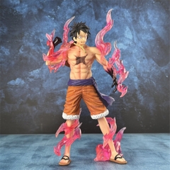 Mô hình OnePiece Luffy Haki hoa anh đào dáng đứng - Cao 24cm - ngang 11cm - nặng 180gram - Phụ kiện : Đế Kẹp chân - Figure One Piece - No Box
