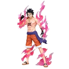 Mô hình OnePiece Luffy Haki hoa anh đào dáng đứng - Cao 24cm - ngang 11cm - nặng 180gram - Phụ kiện : Đế Kẹp chân - Figure One Piece - No Box