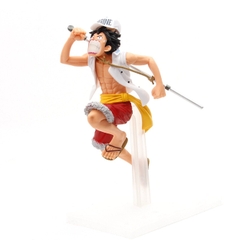 Mô Hình OnePiece Bộ 3 ae ACE , Sabo , Luffy cải trang hải quân - Cao 18cm - nặng 350gram - Phụ kiện : Ống nước cầm tay + đế - OnePiece - Có hộp màu - N1-ST22