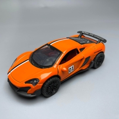 Mô Hình xe Maclaren màu Cam - tỉ lệ 1:36 Hợp kim có thể mở cửa - bánh sau chạy cót - Dài 12cm - rộng 5cm - cao 4cm nặng : 200gram - FULL BOX : box màu n3-k10-t1-s3