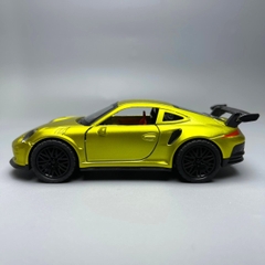 Mô Hình xe porsche màu Vàng Đồng - tỉ lệ 1:36 Hợp kim có thể mở cửa - bánh sau chạy cót - Dài 12cm - rộng 5cm - cao 4cm nặng : 200gram - FULL BOX : box màu n3-k9-t5-s4