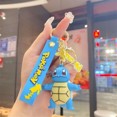 Móc khóa Rùa nước Squirtle - Dây móc dài : 10cm - mô hình Rùa nước Squirtle  Cao : 5.5cm - Nặng 45gram - No Box : Bọc túi OPP - N3-K14-T4-S3
