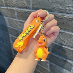 Móc khóa rồng Charmander - Dây móc dài : 10cm - mô hình rồng Charmander  Cao : 5.5cm - Nặng 45gram - No Box : Bọc túi OPP -K77-T5-S1