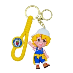 Móc Khóa Zenitsu - Dây móc dài : 9.5cm - Mô Hình Cao : 8.3cm - Nặng : 50gram - No Box : bọc túi OPP N3-K17-T4-S1