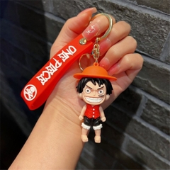Móc Khóa Luffy Cười - Dây móc dài : 11cm - Mô Hình Cao : 7.5cm - Nặng : 50gram - No Box : bọc túi OPP - N3-K16-T3-S1