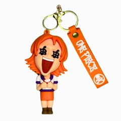 Móc Khóa Nami - Dây móc dài : 11cm - Mô Hình Cao : 7.5cm - Nặng : 50gram - No Box : bọc túi OPP - K79-T5-S10