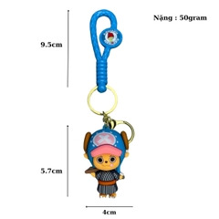 Móc Khóa Chopper wano - Dây móc dài : 9.5cm - Mô Hình Cao : 5.7cm - Nặng : 50cm - No Box : bọc túi OPP N3-K61-T2-S3