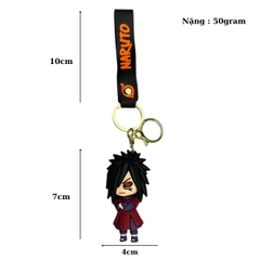 Móc Khóa Madara - Dây móc dài : 10cm - Mô Hình Cao : 7cm - Nặng : 50gram - No Box : bọc túi OPP - N3-K15-T3-S3