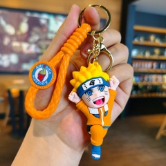 Móc Khóa Naruto dơ tay - Dây móc dài : 9.5cm - Mô Hình Cao : 7cm- Nặng : 50gram - No Box : bọc túi OPP - N3-K18-T3-S2