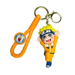 Móc Khóa Naruto dơ tay - Dây móc dài : 9.5cm - Mô Hình Cao : 7cm- Nặng : 50gram - No Box  - SKU: moc45 - (Vat: 88223-7) - K78-T3-S8