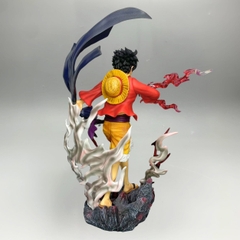 Hàng Cao Cấp - Mô hình OnePiece  Luffy Haki hoa anh đào , hàng cao cấp - Cao 70cm - nặng 10kg - Phụ kiện Đi kèm : 1 đầu + Haki- Figure One Piece - Có box : Box bìa + Hộp xốp N2