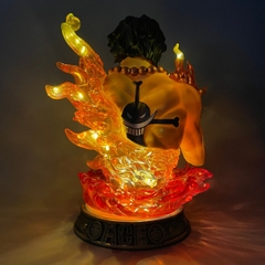 Mô Hình OnePiece bán thân ACE hoả quyền - cao 38cm - Ngang 21cm - nặng 2kg2 - phụ kiện : 1 mũ + Led + Pin , Figure OnePiece - có hộp màu - N1-K42-T5-S3
