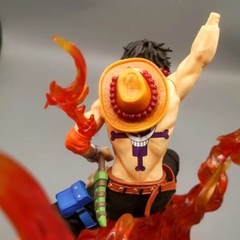 Mô Hình OnePiece Portgas D. ACE nâng cầu - Cao 27cm - nặng 1kg2 - Phụ Kiện : LED , Figure OnePiece - có hộp màu - N1-K38-T3-S12 (N5)