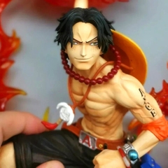 Mô Hình OnePiece Portgas D. ACE nâng cầu - Cao 27cm - nặng 1kg2 - Phụ Kiện : LED , Figure OnePiece - có hộp màu - N1-K38-T3-S12 (N5)