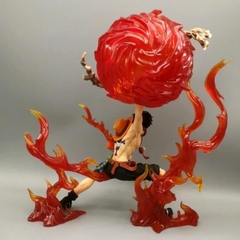Mô Hình OnePiece Portgas D. ACE nâng cầu - Cao 27cm - nặng 1kg2 - Phụ Kiện : LED , Figure OnePiece - có hộp màu - N1-K38-T3-S12 (N5)