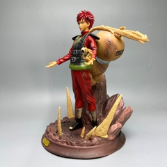 Mô hình Naruto Gaara - Cao 23cm - ngang 19cm - nặng 1kg - Phụ kiện : 2 tay thay thế. - Figure Naruto - Box nhựa + hộp màu