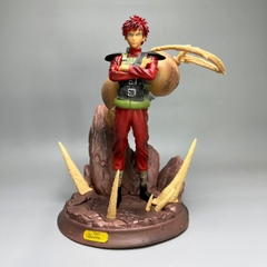 Mô hình Naruto Gaara - Cao 23cm - ngang 19cm - nặng 1kg - Phụ kiện : 2 tay thay thế. - Figure Naruto - Box nhựa + hộp màu