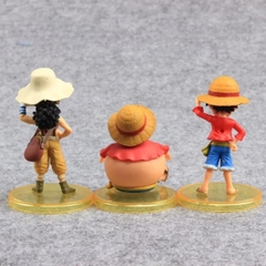 Mô hình OnePiece Bộ 6 chibi các nhân vật One Pice - Cao 6-8cm - nặng 190gram- Figure OnePiece - No Box n3-k42-t1-s1